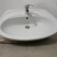 lavabo semicolonna miscelatore dolomite