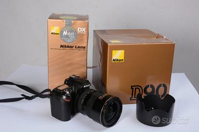 nikon D90 con obiettivo