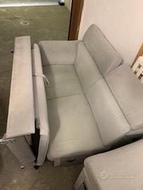 Divano Letto angolare con pouf