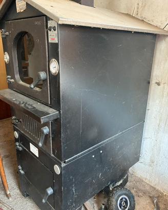FORNO LEGNA CON RUOTE COMAP BRAVA