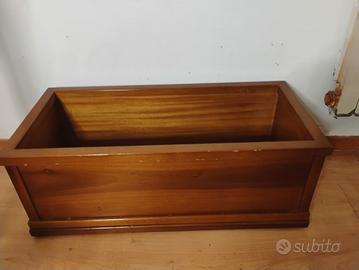 portafiori in legno