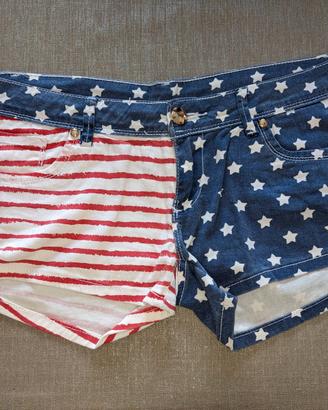 pantalone corto jeans america donna
