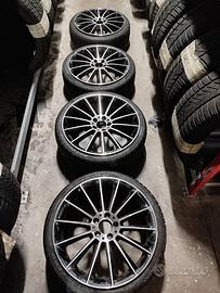 4 CERCHI 20" MERCEDES + 4 GOMME INVERN + 4 ESTIVE