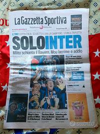 GAZZETTA DELLO SPORT DEL 23 maggio 2010 “SOLO INTE