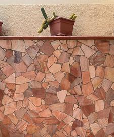 Pietra granito rosa Opus ca. 24mq.