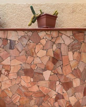 Pietra granito rosa Opus ca. 24mq.