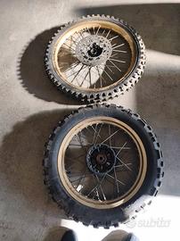 cerchi e gomme Suzuki dr 600