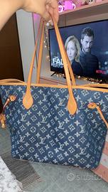 Borsa Neverfull in Denim