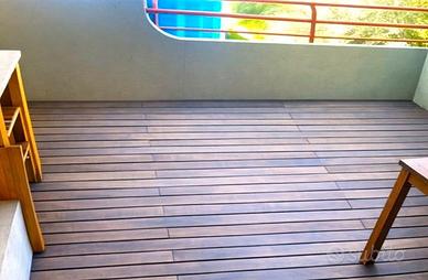 Parquet per esterni in legno massello