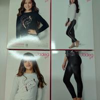 pantaloni e maglia jadea di diverse taglie
