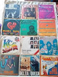 12 vinili 45 giri originali musica anni 70