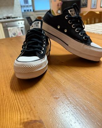Converse All Star Platform nere n.36