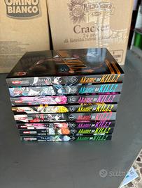 Akame ga Kill! volumi 1-8 Collezione   parziale