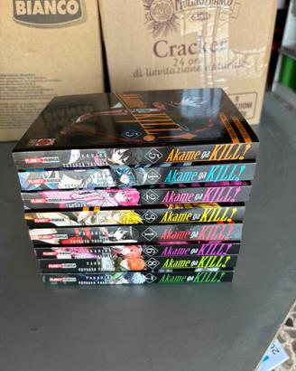 Akame ga Kill! volumi 1-8 Collezione   parziale