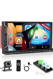 Autoradio 2 Din con Carplay e Android Auto Senza f