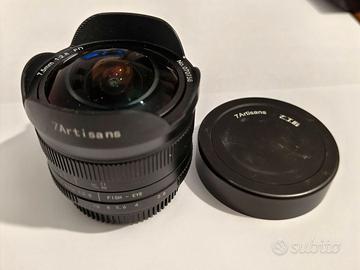 7Artisans 7,5mm f 2,8 fisheye M4/3