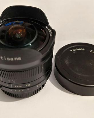 7Artisans 7,5mm f 2,8 fisheye M4/3