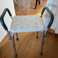 Sedile Onda Bagno/doccia con braccioli imbottiti