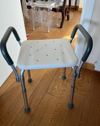 Sedile Onda Bagno/doccia con braccioli imbottiti