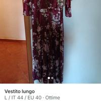 vestito in velluto 