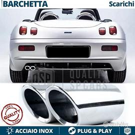 TERMINALI di Scarico per FIAT BARCHETTA Cromati