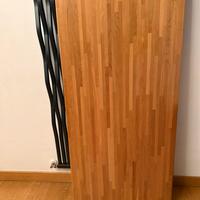 Tavolo massello cucina  e due gambe telescopiche