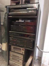 stereo anni 80 pioneer a colonna e casse