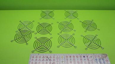 Kit 10 pezzi - Griglia metallica per ventola cm 12