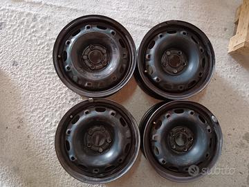 Cerchi in ferro 14 pollici 5x100 - VW Polo, Fox, S