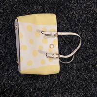Borsa a tracolla Carrera gialla e bianca - nuova
