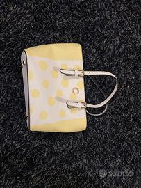 Borsa a tracolla Carrera gialla e bianca - nuova