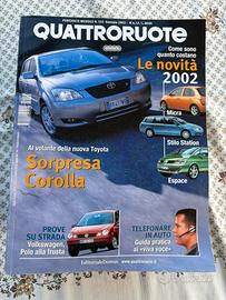 Collezione Riviste Quattroruote - 2002 (12pz)