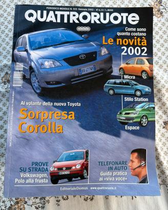 Collezione Riviste Quattroruote - 2002 (12pz)