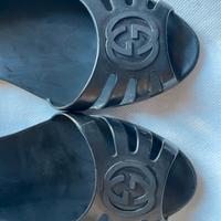 ballerine Gucci in plastica nera