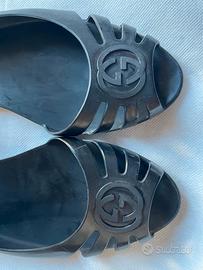 ballerine Gucci in plastica nera