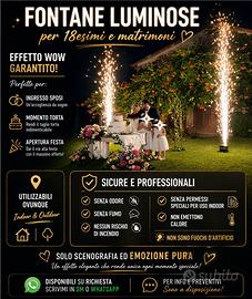 noleggio fontane " sparkular"