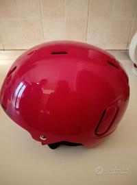 casco sci decathlon taglia s 53-56 cm fuxia