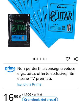 corde chitarra 