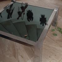 Tavolino piano in specchio 