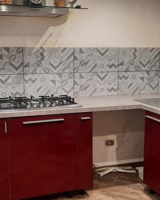 cucina ad angolo completa