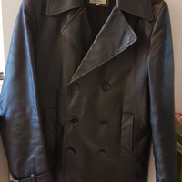 Cappotto vera pelle uomo