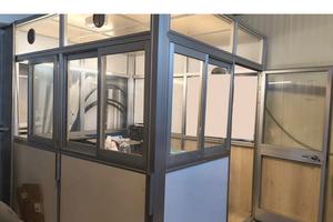 Ufficio modulare in alliminio completo di tutto