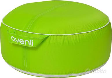 Pouf gonfiabile verde