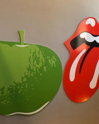 Pannelli Beatles e Rolling Stones