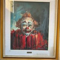 quadro gianni farinella "pagliaccio"