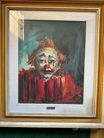 quadro gianni farinella "pagliaccio"