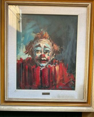 quadro gianni farinella "pagliaccio"