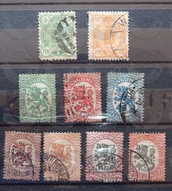 FINLANDIA 1889-1985 Lotto di 34 francobolli