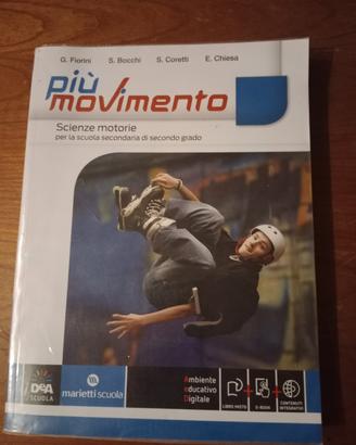 libro testo   Più Movimento ediz Marietti scuola