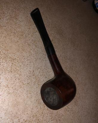 Pipa vintage in radica di legno, realizzata Italia